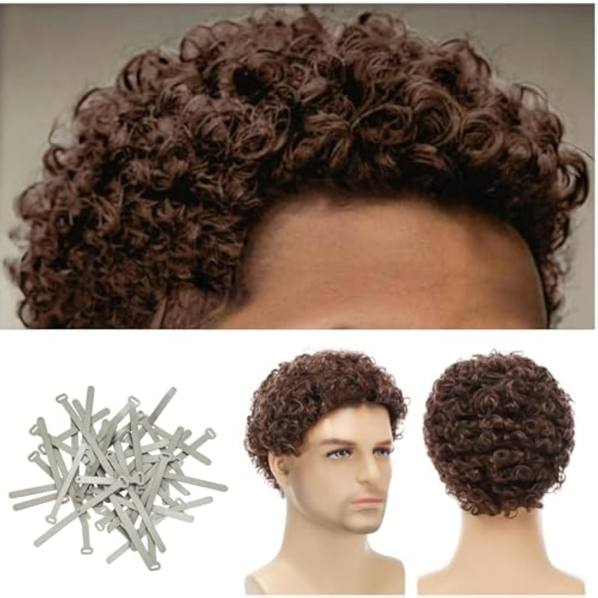 100pc Beard Hair Curling Pins for Grooming